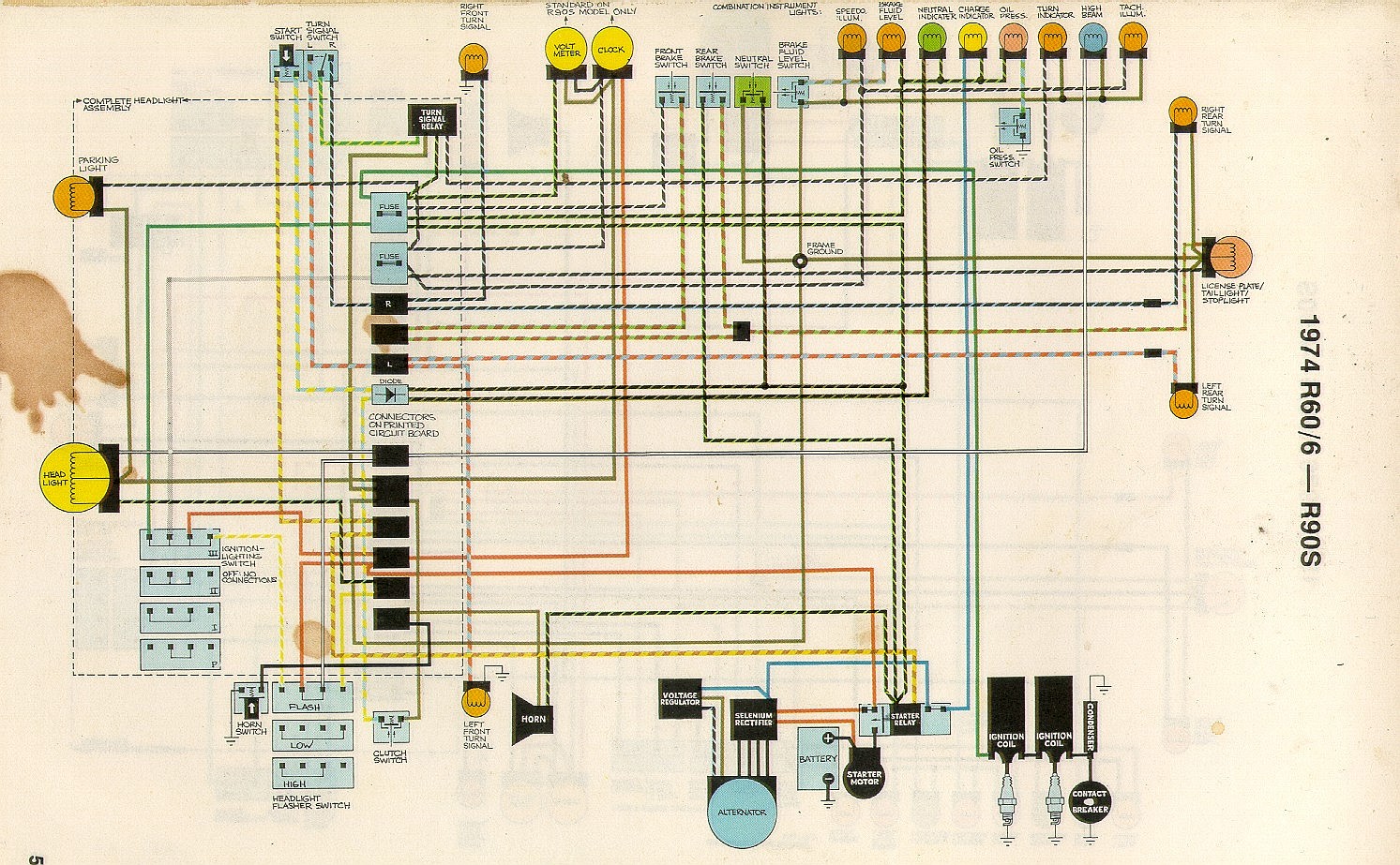 Bmw r90s wiring diagram #4